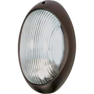 11 In. Outdoor Bulkhead Light Bronze finish