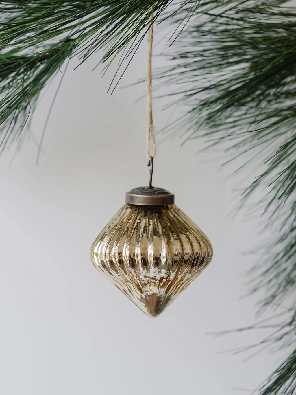 3" Mercury Glass Ornament