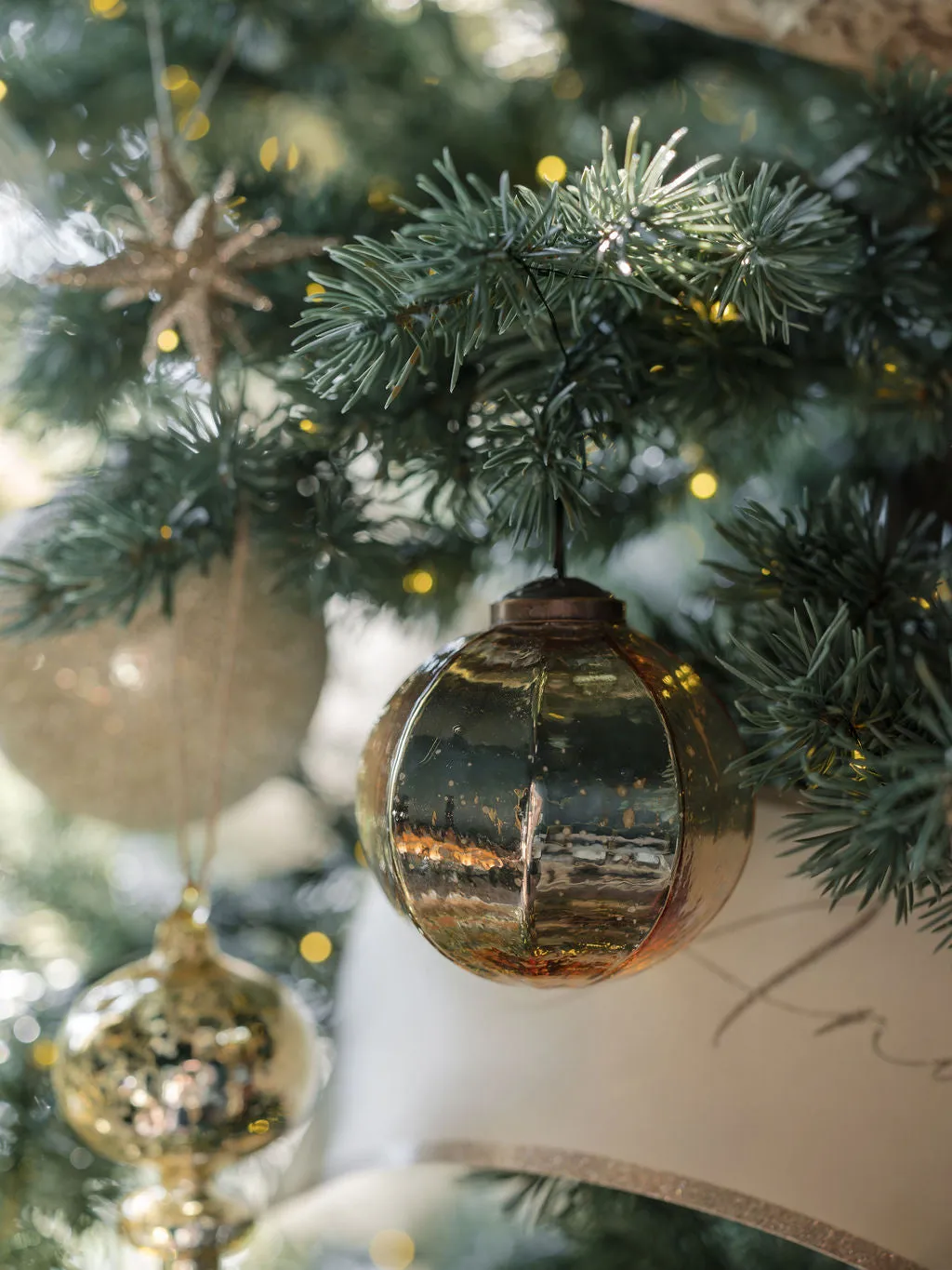 3" Mercury Glass Ornament