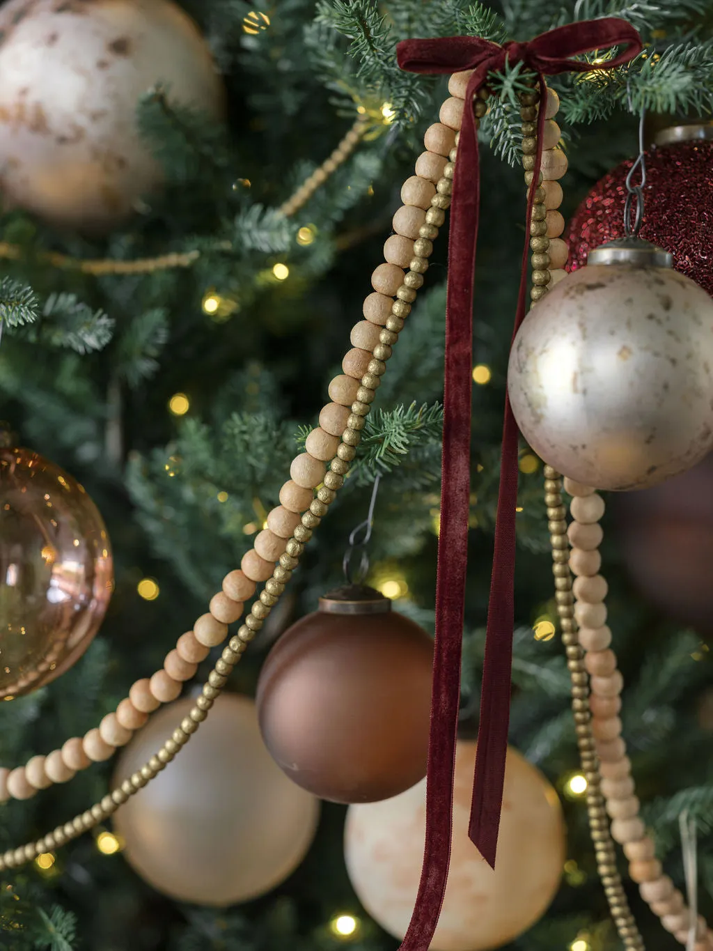 3" Mercury Marble Glass Ornament