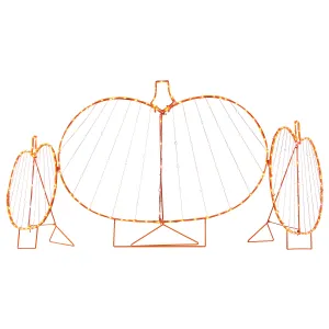 7 ft. Outdoor Folding Pumpkin Lightshow