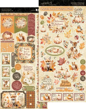 Autumn Greetings Sticker Set