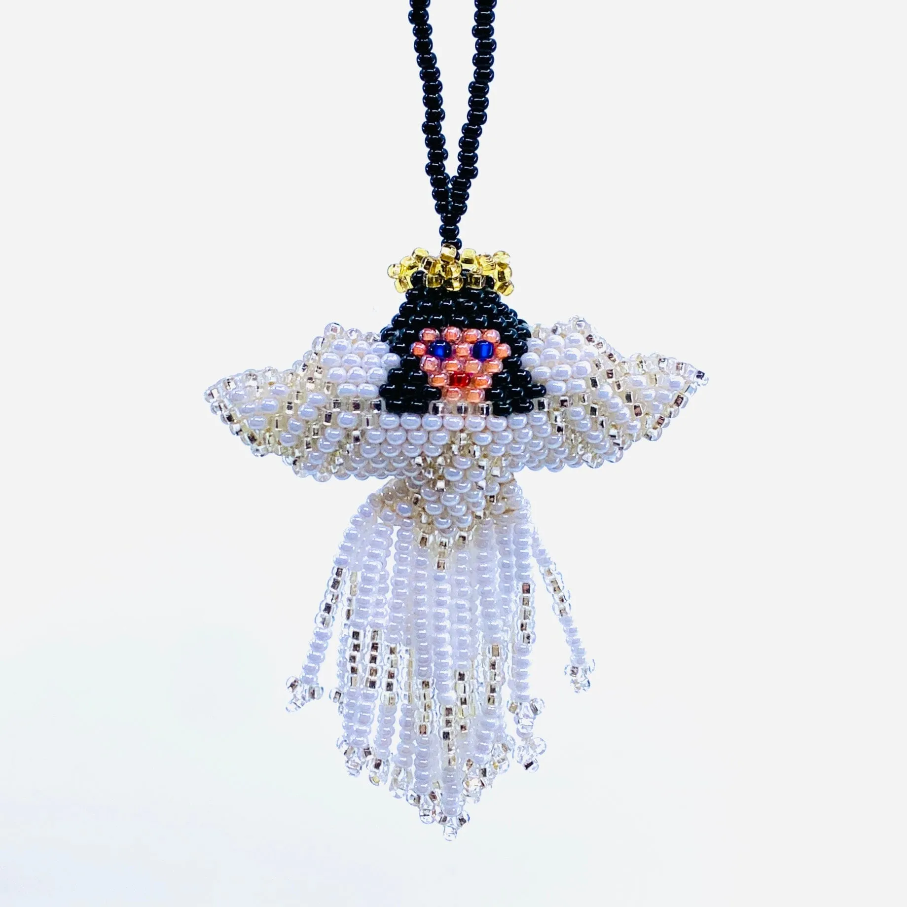 Beaded Christmas Ornament 2, Angel