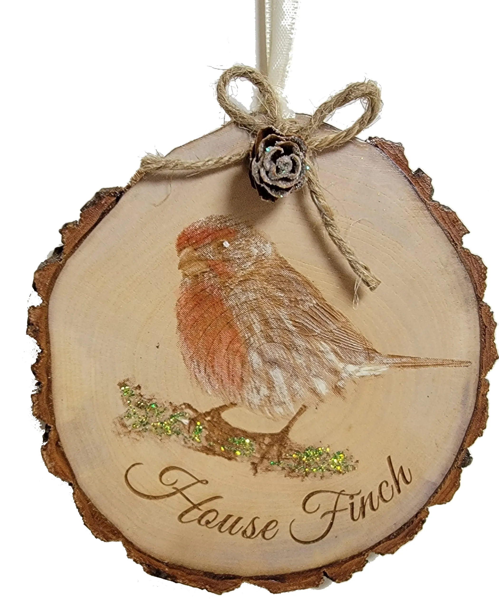 Carolina Song Bird Engraved Ornaments