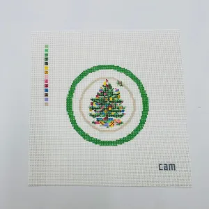 Christmas Plate Canvas