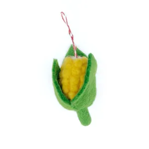 Corn Ornament, Felt Wool