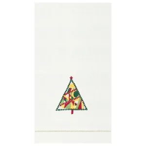 Festive Tree Guest Towel, Asst. of 2