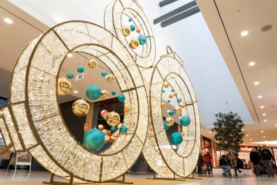 Giant Illuminated Ornament Rings