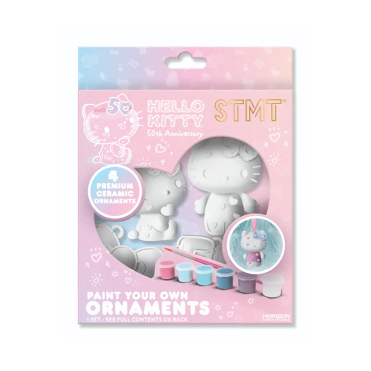 Hello Kitty 50th Anniversary Paint Your Own Ornaments Kit