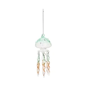 Jewel Jellyfish Glass Ornament