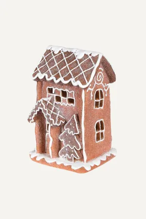 LED Cinnamon Gingerbread Chalet