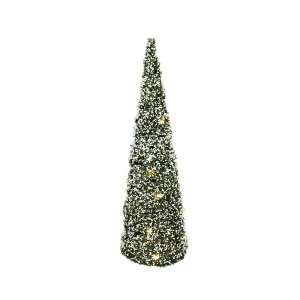 Made for Minimax LED Conical Pine Berry Tree White 14cm x 50cm