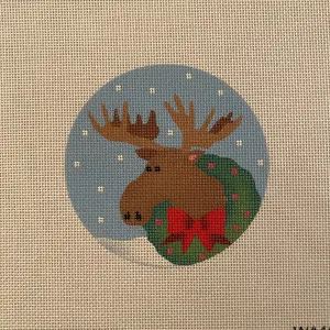 Murray the Moose Ornament Canvas