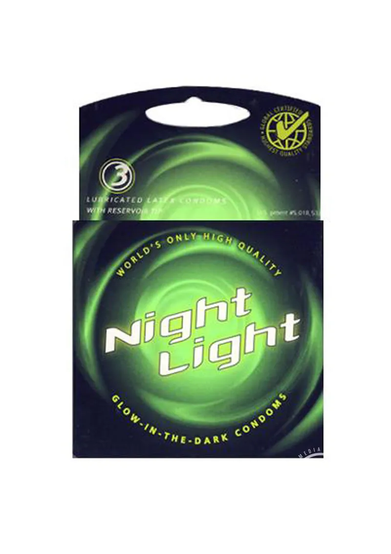 Glow-in-the-Dark Condoms - Pack of 3