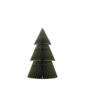 nordic rooms | christmas deluxe tree standing | olive green   glitter 31cm - seasonal