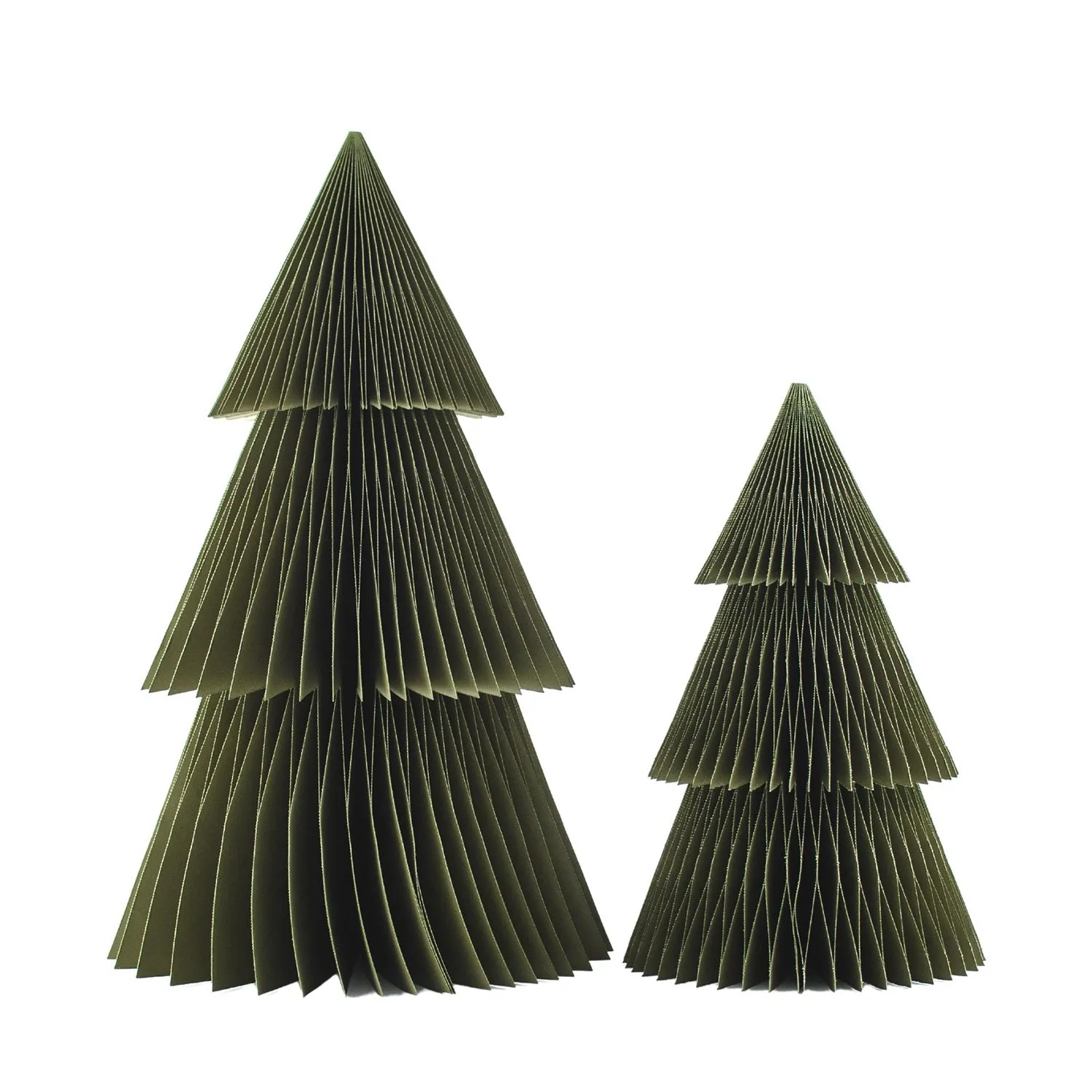 nordic rooms | christmas deluxe tree standing | olive green   glitter 31cm - seasonal