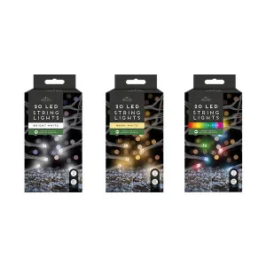 North Star 20 Led String Lights B/o