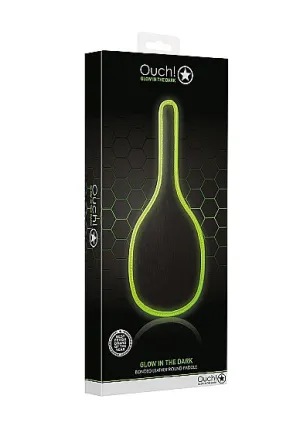 Ouch! Glow Round Paddle Glow In The Dark