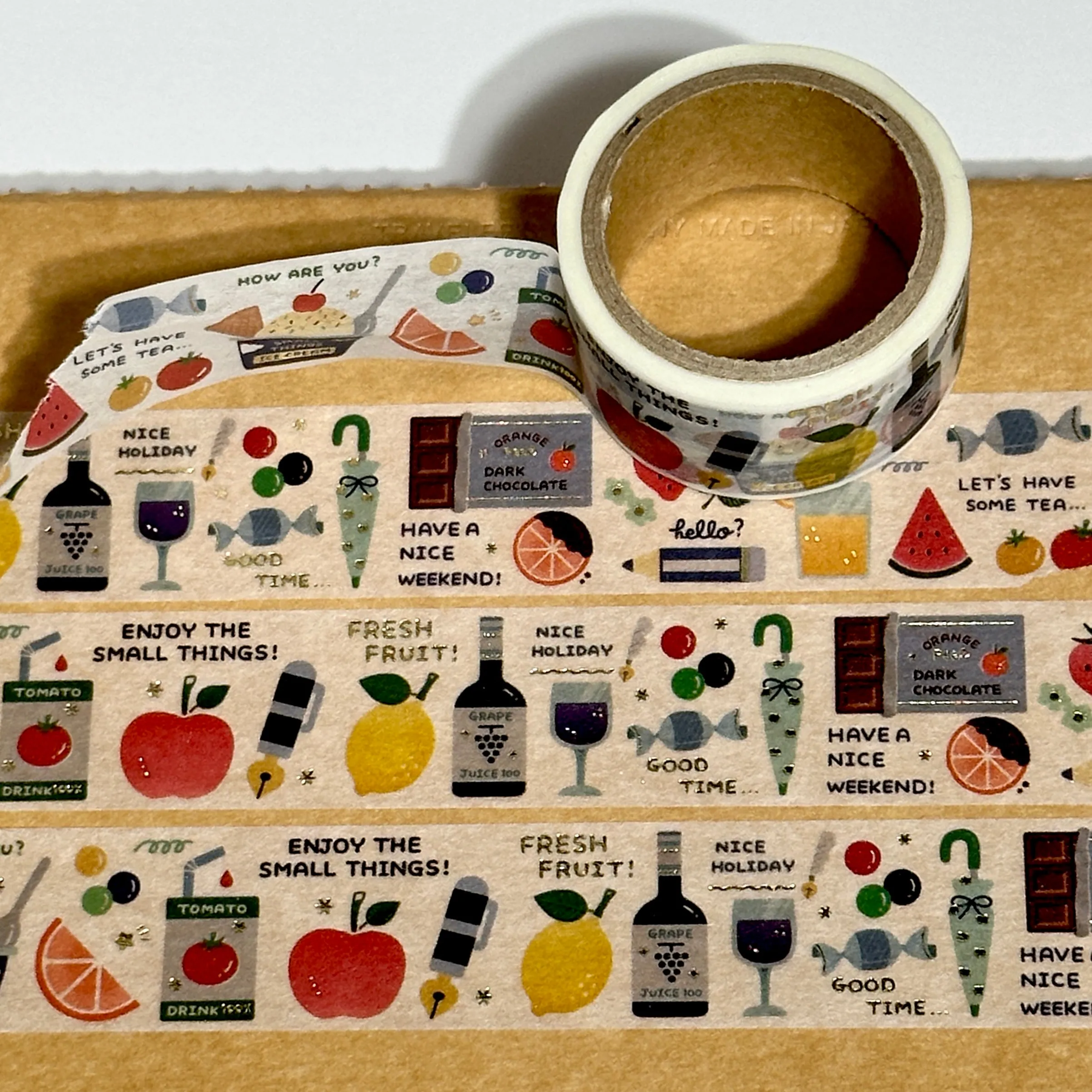 Papier Platz x Eric Small Things Washi Tape - Fruit (20mm)