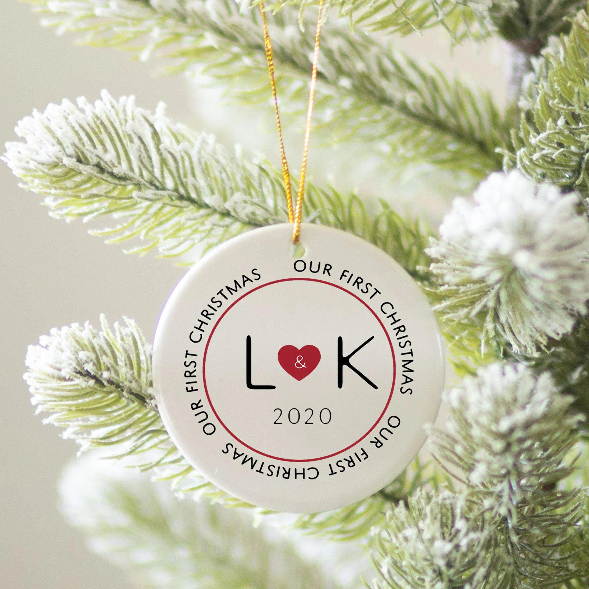 Personalized And To All a Goodnight Christmas Ornament