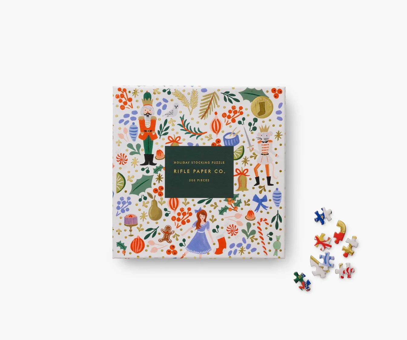 Rifle Paper Co. Nutcracker Sweets Stocking Puzzle