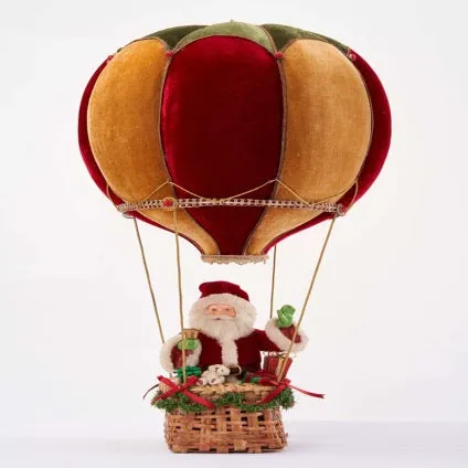 Santa in Hot Air Balloon 28-028736