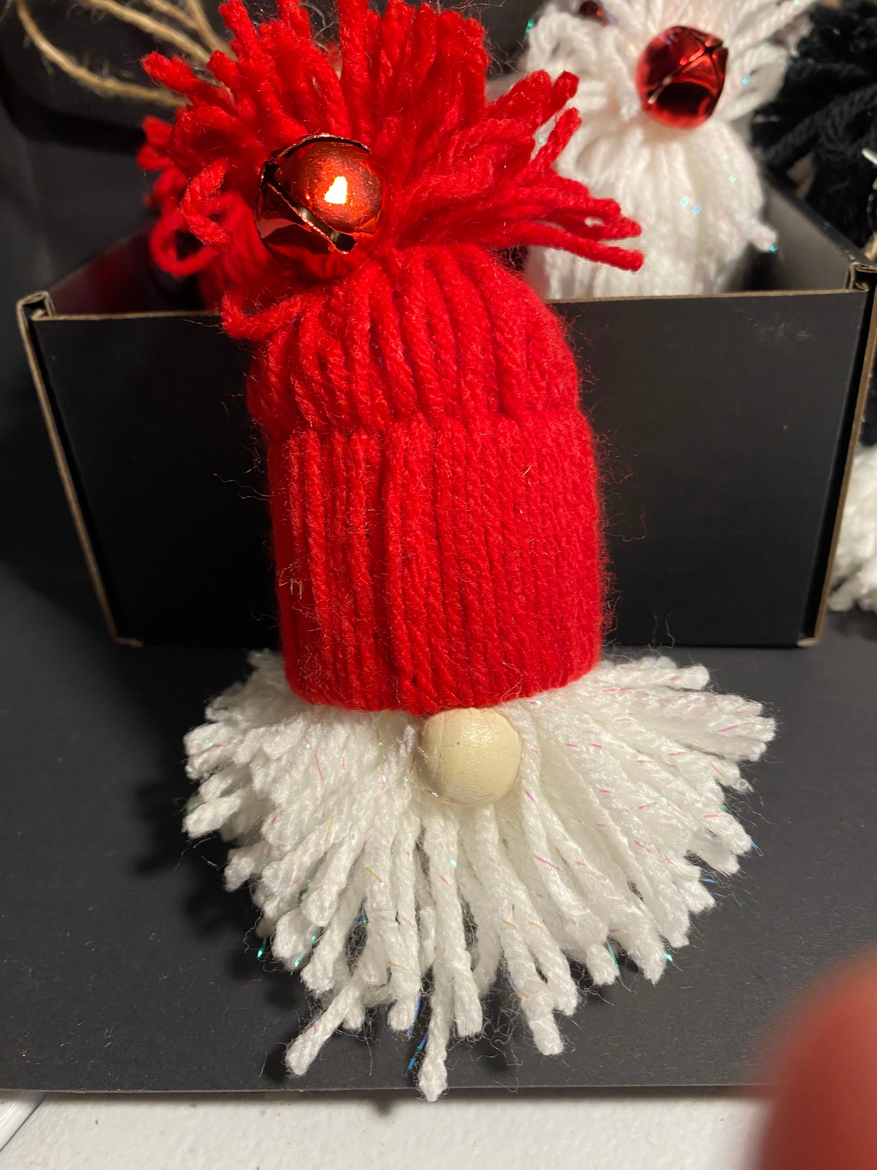 Santa Ornaments Yarn Santa’s