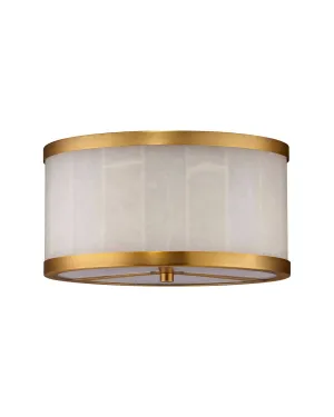 Upsala Alabaster Flush Mount Ceiling Light - Small